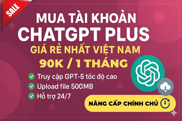 ChatGPT Plus chỉ từ 2.600đ/ngày